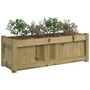 Voir la diapositive 4 : VIDAXL Jardinieres 2 pcs bois de pin impregne