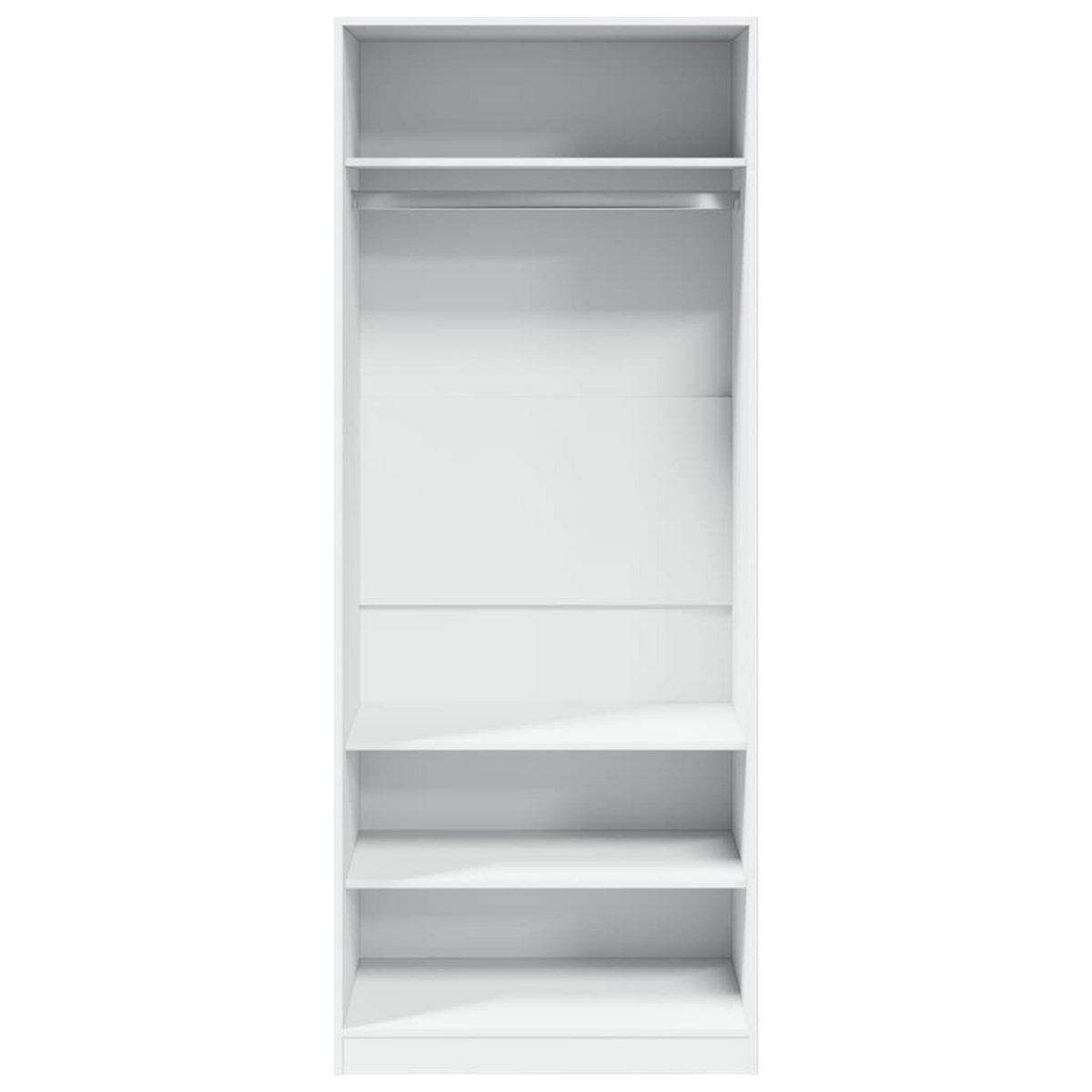 VIDAXL Garde-robe blanc 80x50x200 cm bois d'ingenierie