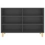 Voir la diapositive 4 : VIDAXL Buffet Gris 103,5x35x70 cm bois d'ingenierie
