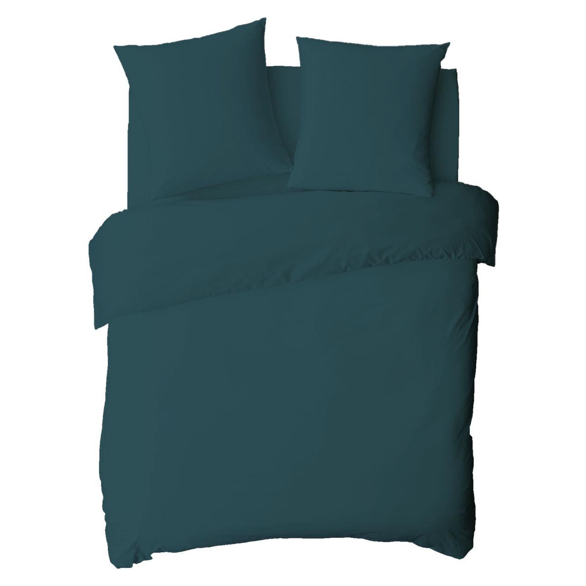 Voir la diapositive 3 : FUTURE HOME Drap housse uni en coton 57 fils