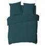 Voir la diapositive 3 : FUTURE HOME Drap housse uni en coton 57 fils