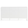 Voir la diapositive 3 : BEST MOBILIER Sofia - buffet bas - blanc mat - 165 cm
