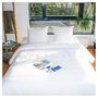 Voir la diapositive 3 : ACTUEL Couette tempérée en coton 57 fils 300g/m² 