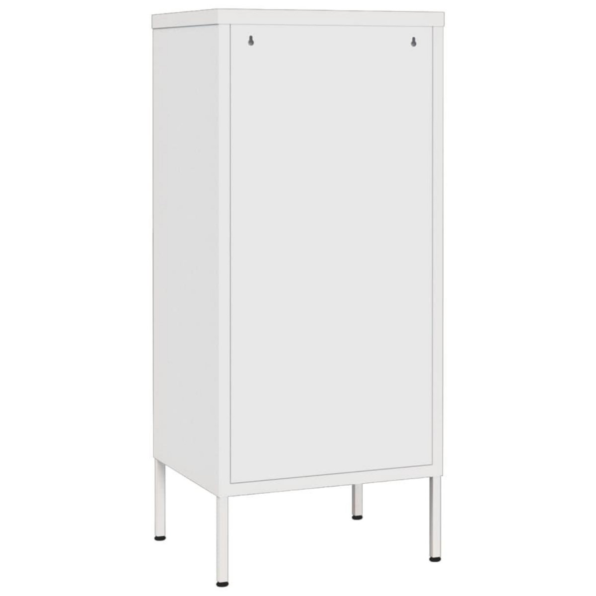 VIDAXL Armoire de rangement Blanc 42,5x35x101,5 cm Acier