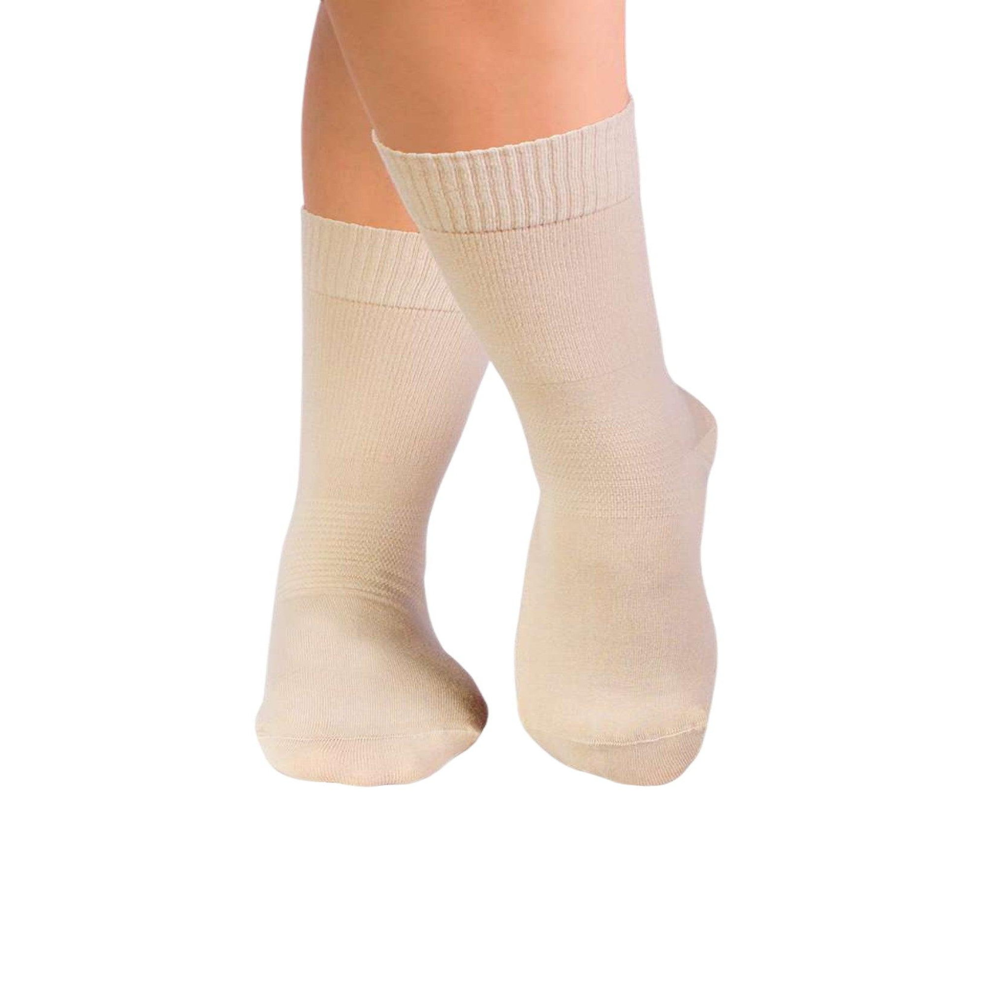 PIRIN HILL Chaussettes pour diabétiques - beige. Coloris disponibles : Beige