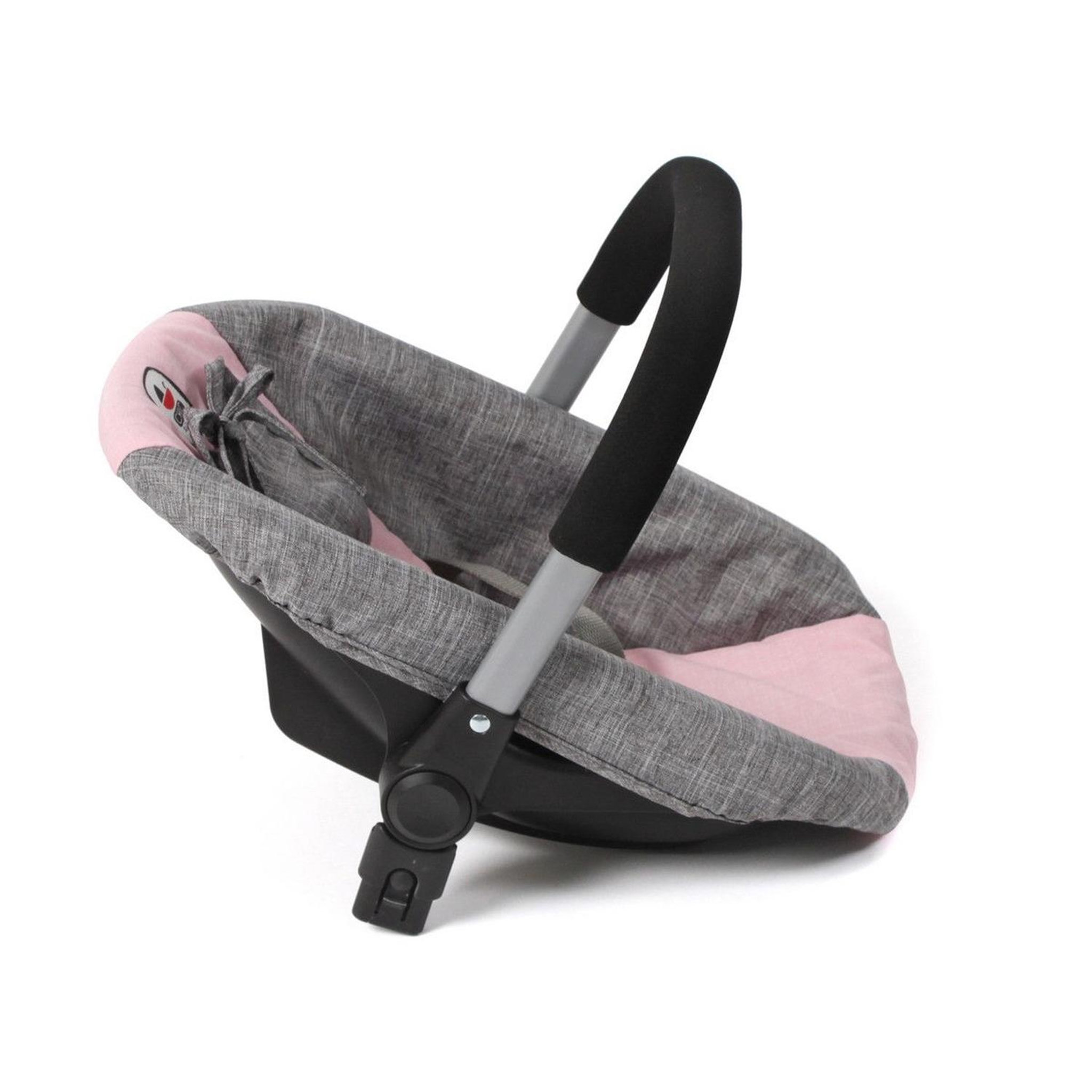 Voir la diapositive 2 : BAYER CHIC 2000 Siège auto pour poupée avec adaptateur - Gris-rose