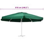 Voir la diapositive 5 : VIDAXL Tissu de remplacement pour parasol d'exterieur Vert 610 cm