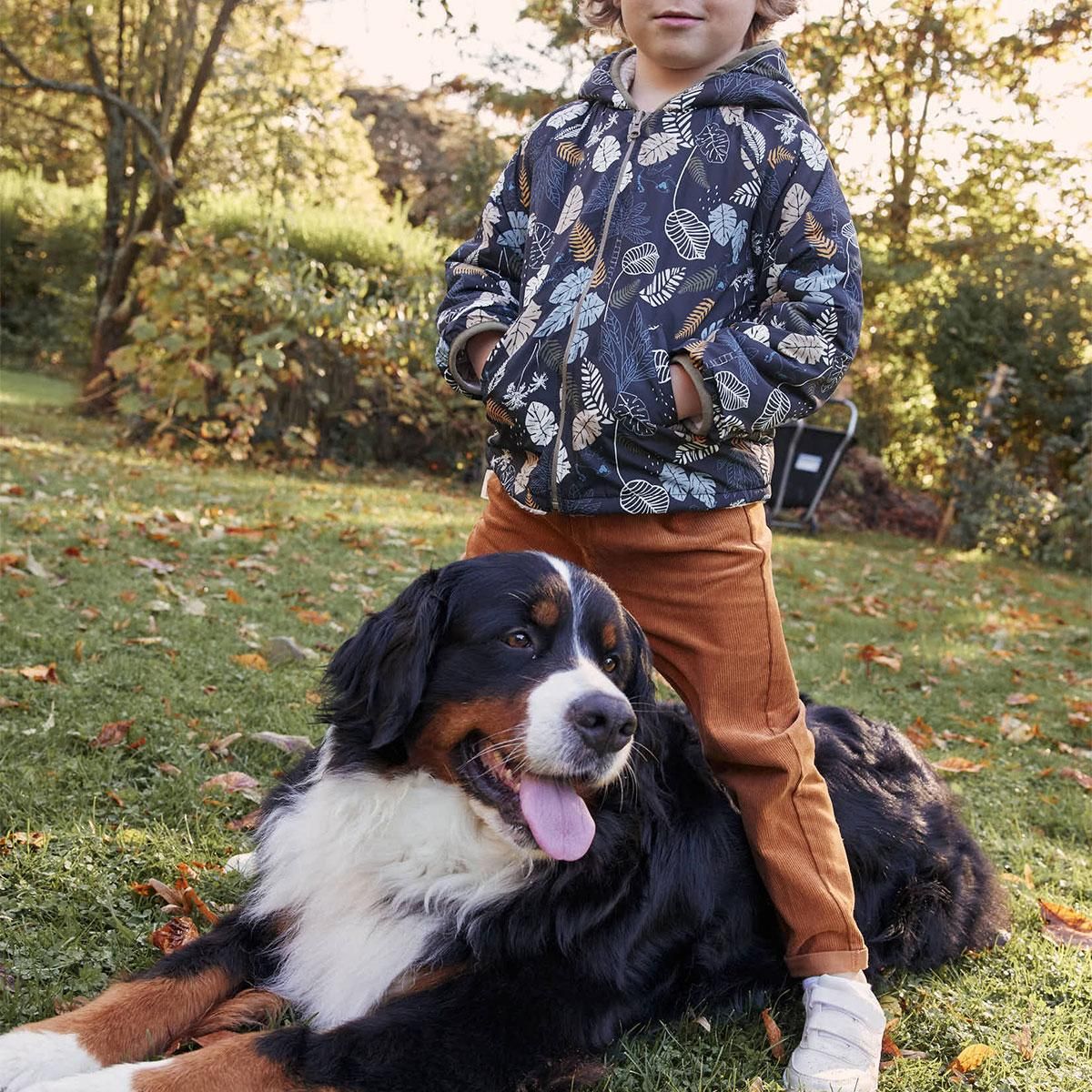Petit Béguin Pantalon bébé en velours côtelé Malo