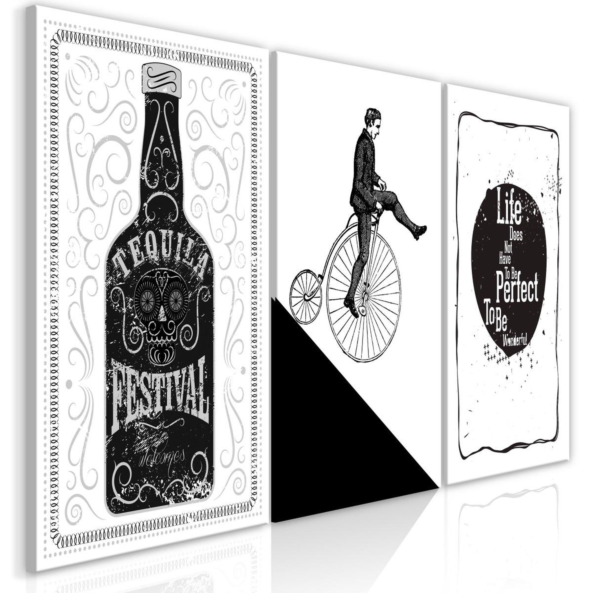 Paris Prix Tableau imprimé  vintage collection. Coloris disponibles : Multicolore
