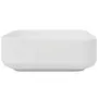 VIDAXL Lavabo carre Ceramique Blanc 39x39x13,5 cm