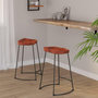 Voir la diapositive 1 : VIDAXL Tabourets de bar Gavin lot de 2 45x40x63cm bois massif manguier