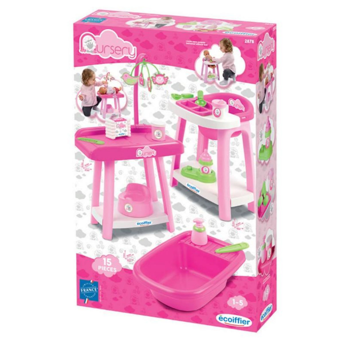 Ecoiffier Ecoiffier - 3 en 1 nursery