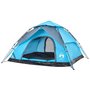 Voir la diapositive 4 : VIDAXL Tente de camping a dome 5 personnes bleu liberation rapide
