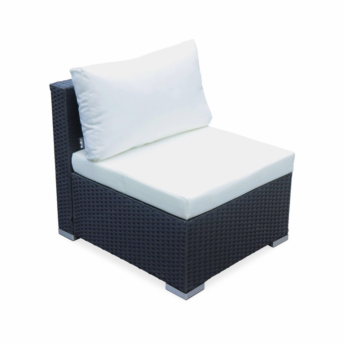 SWEEEK Salon de jardin en résine pour 4 personnes - Torino