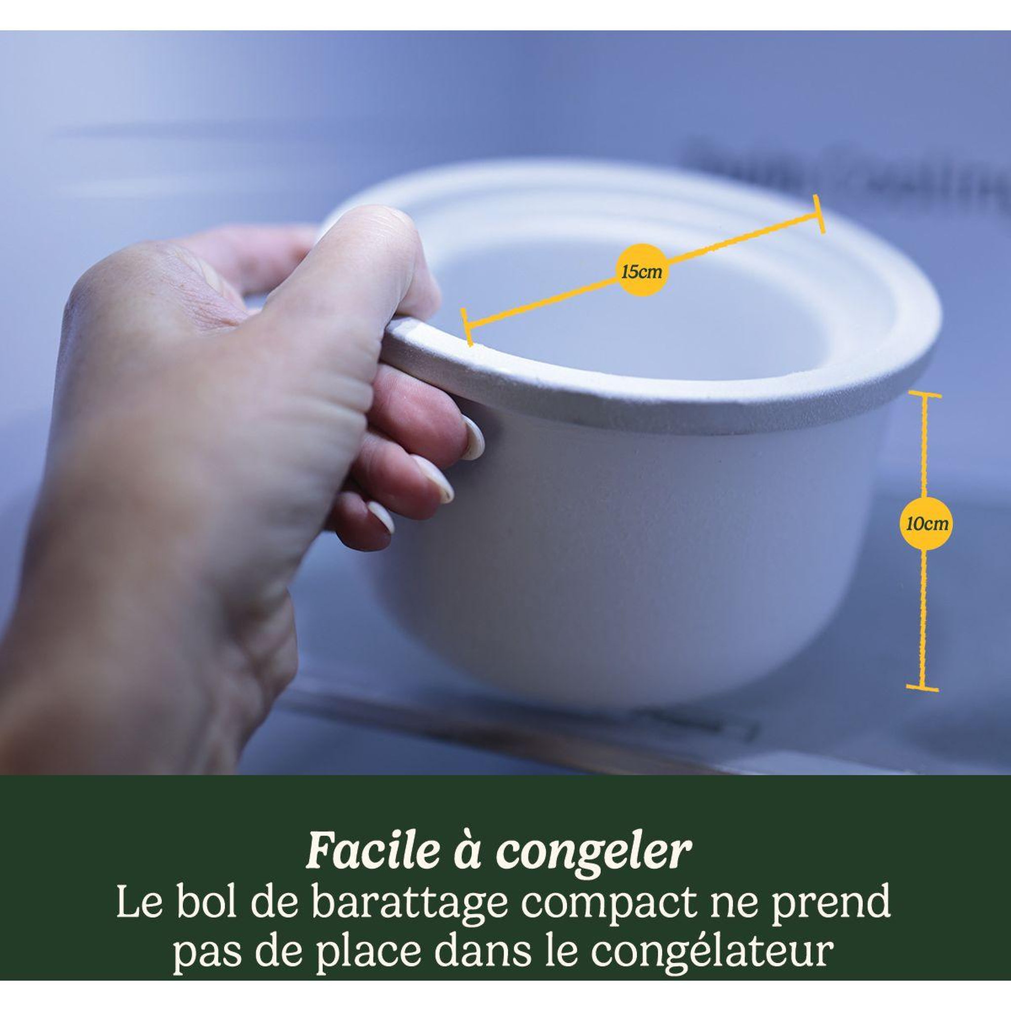 Voir la diapositive 5 : Cuisinart Sorbetière 475ml blanc - icem10e
