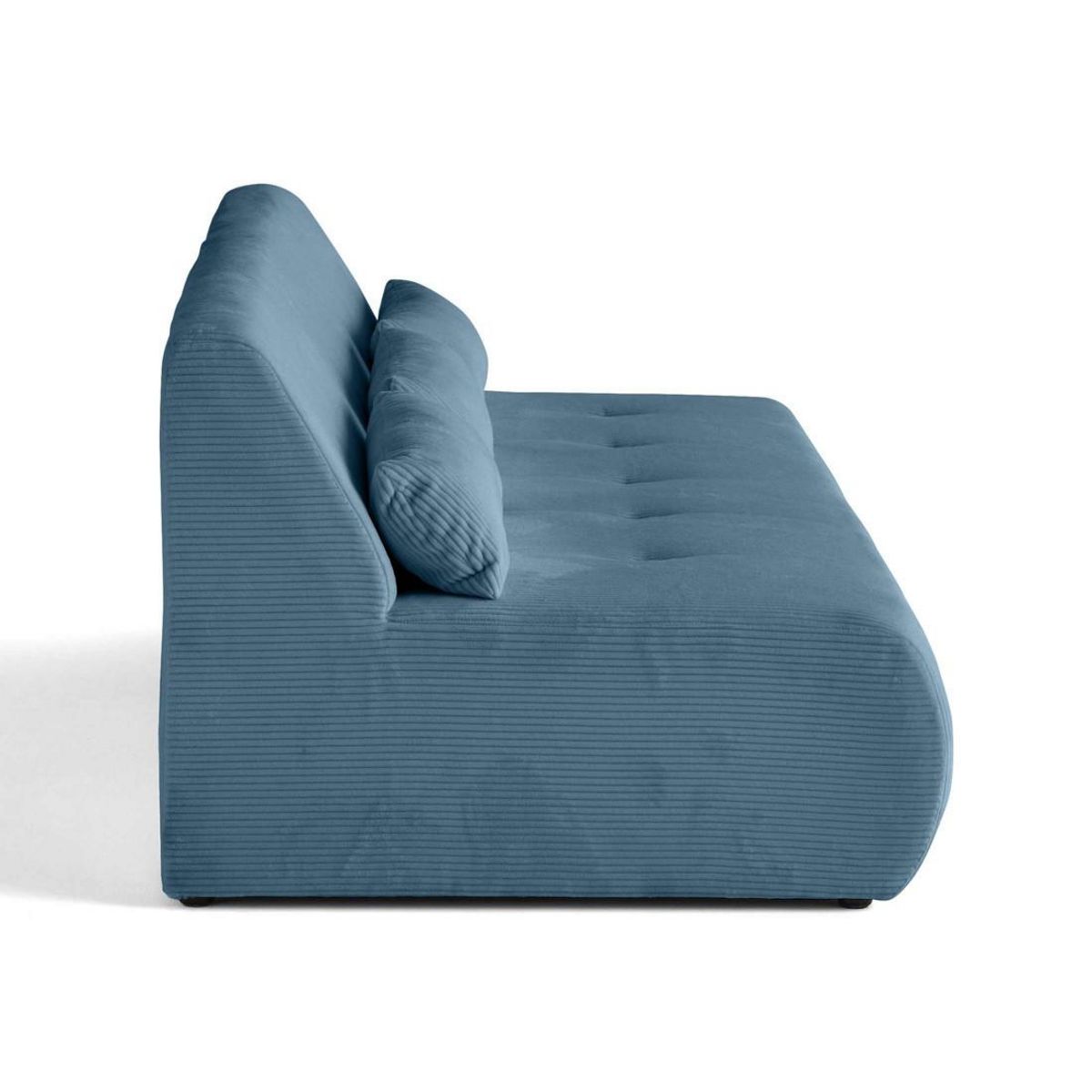 LISA DESIGN Onyx - canapé droit 3 places - en velours côtelé