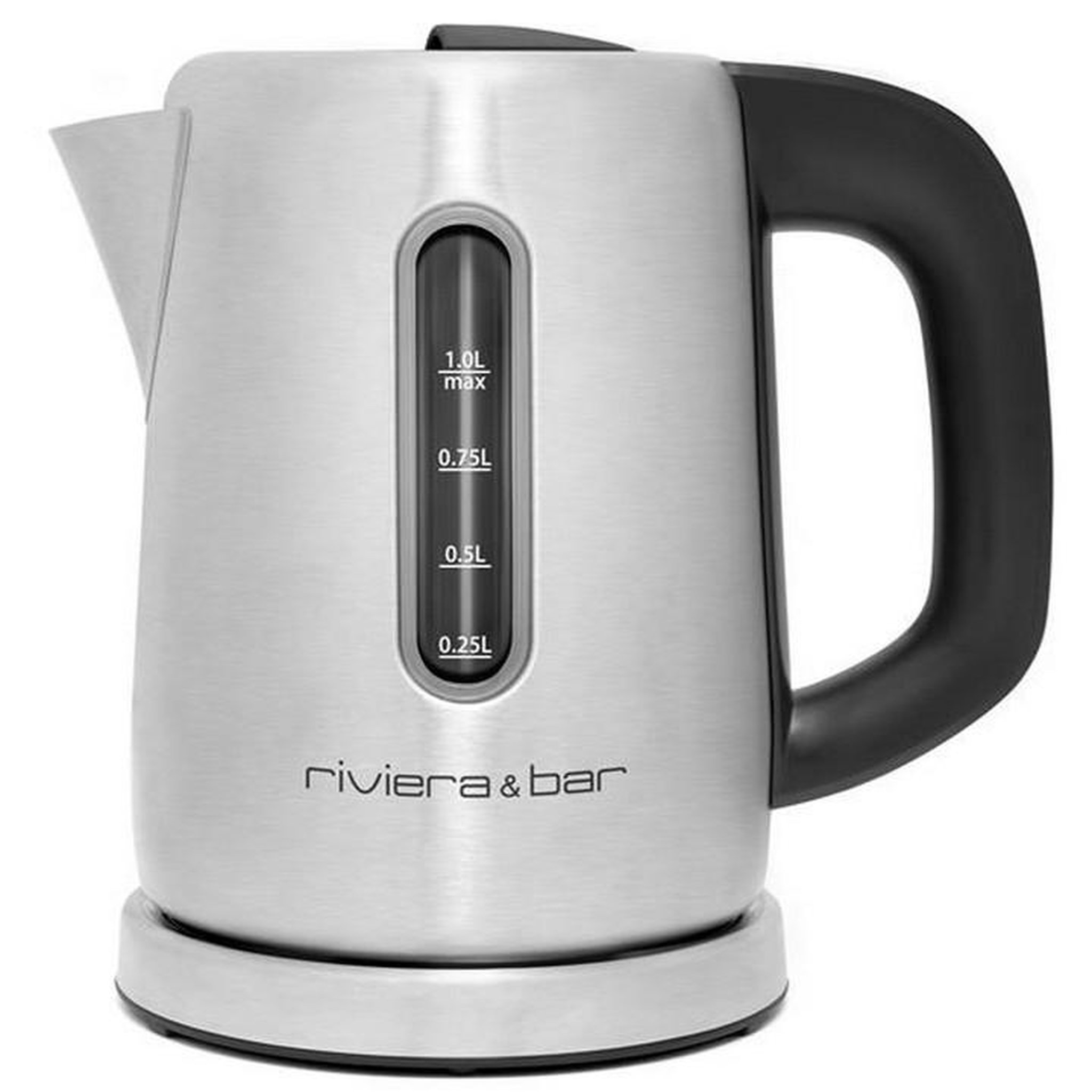 Voir la diapositive 3 : Riviera & Bar Bouilloire sans fil 1l 2000w inox/noir - bbt350
