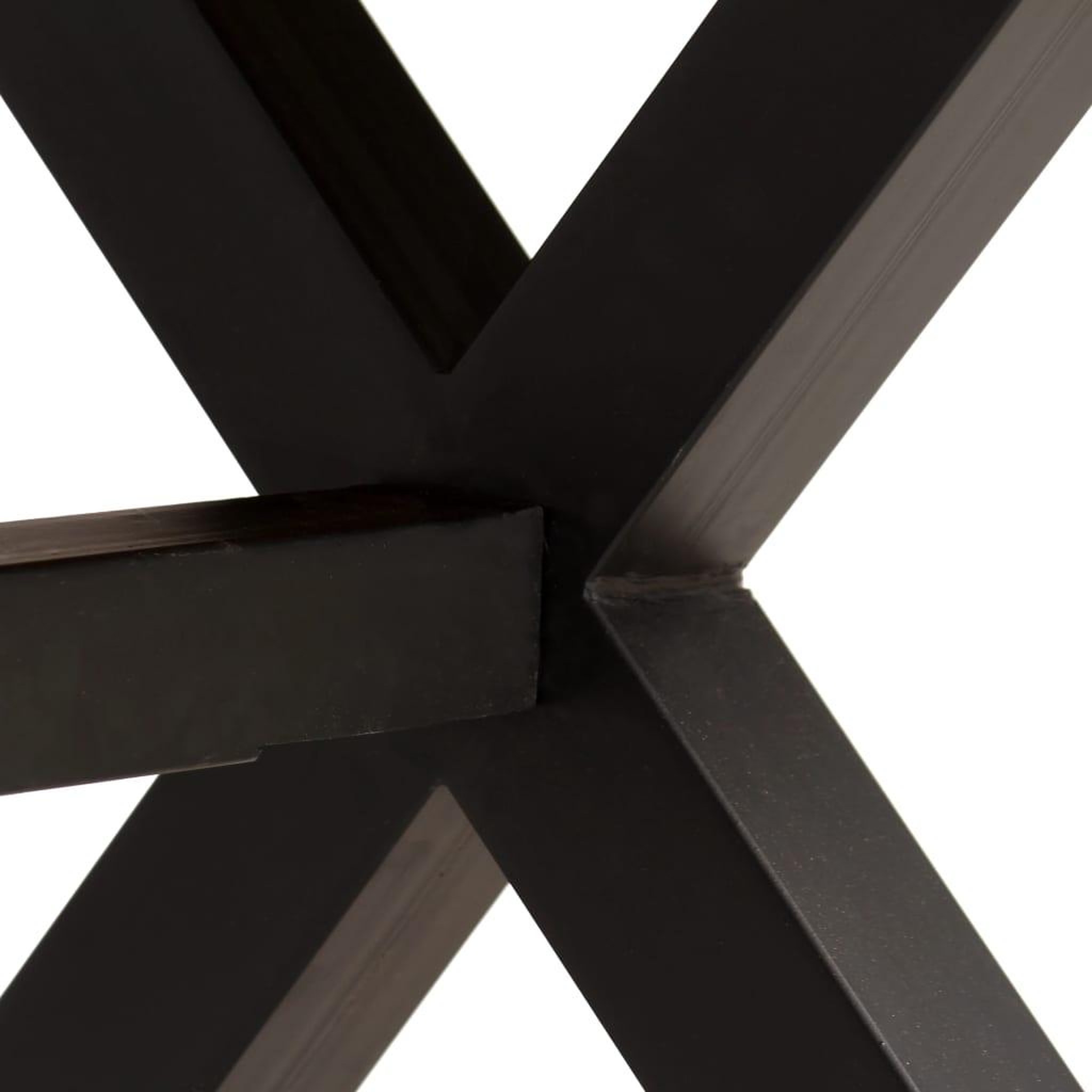 Voir la diapositive 5 : VIDAXL Table a manger Bois d'acacia massif et manguier 180x90x76 cm