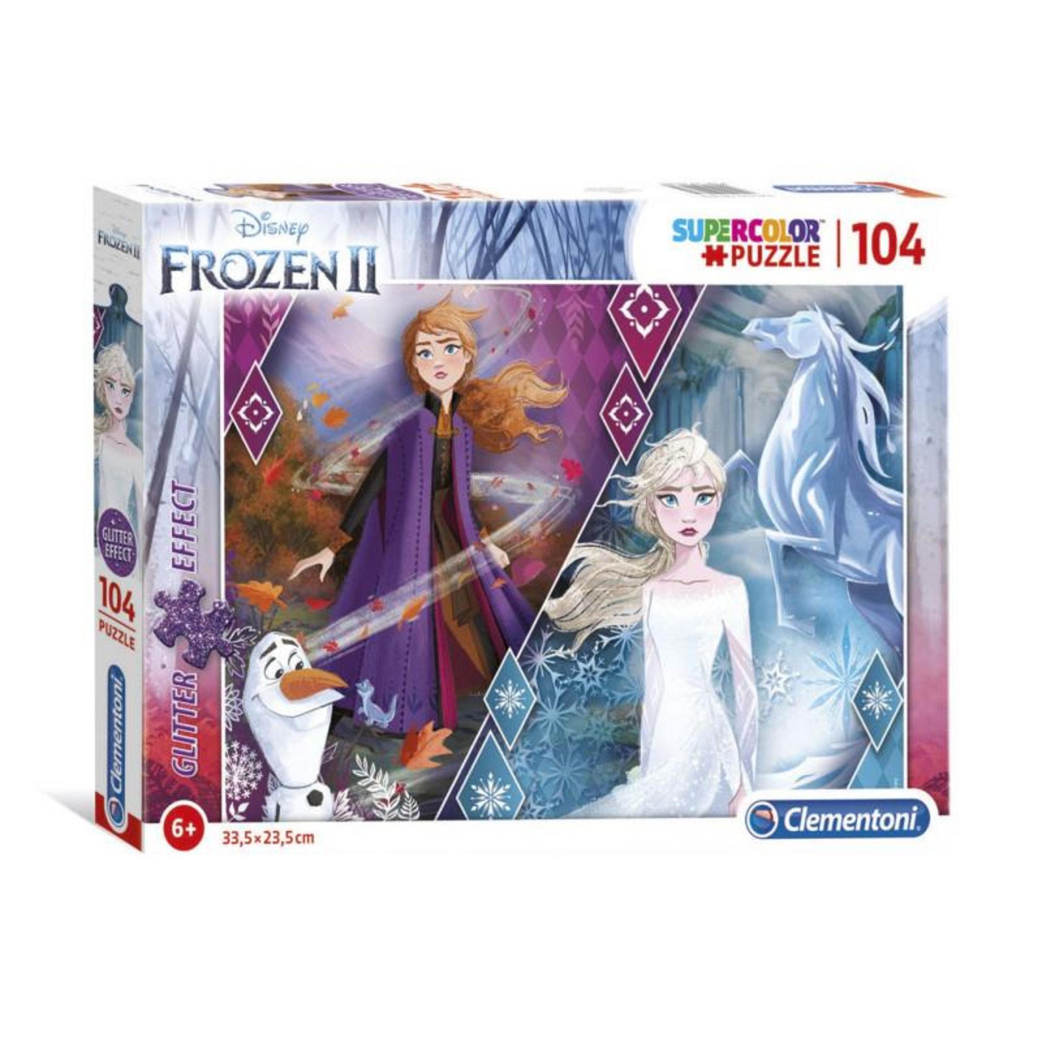 Clementoni Superkit Frozen 2 - Puzzle 104 Pezzi, Memo E Domino, Gioco Da Tavolo 4+ Anni
