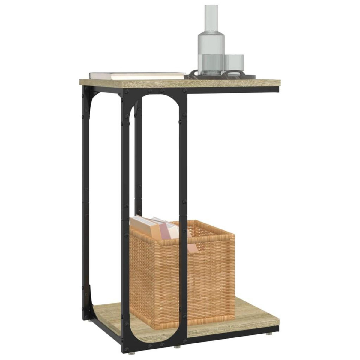 VIDAXL Table d'appoint Chene sonoma 40x30x60 cm Bois d'ingenierie