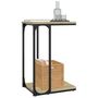 Voir la diapositive 4 : VIDAXL Table d'appoint Chene sonoma 40x30x60 cm Bois d'ingenierie