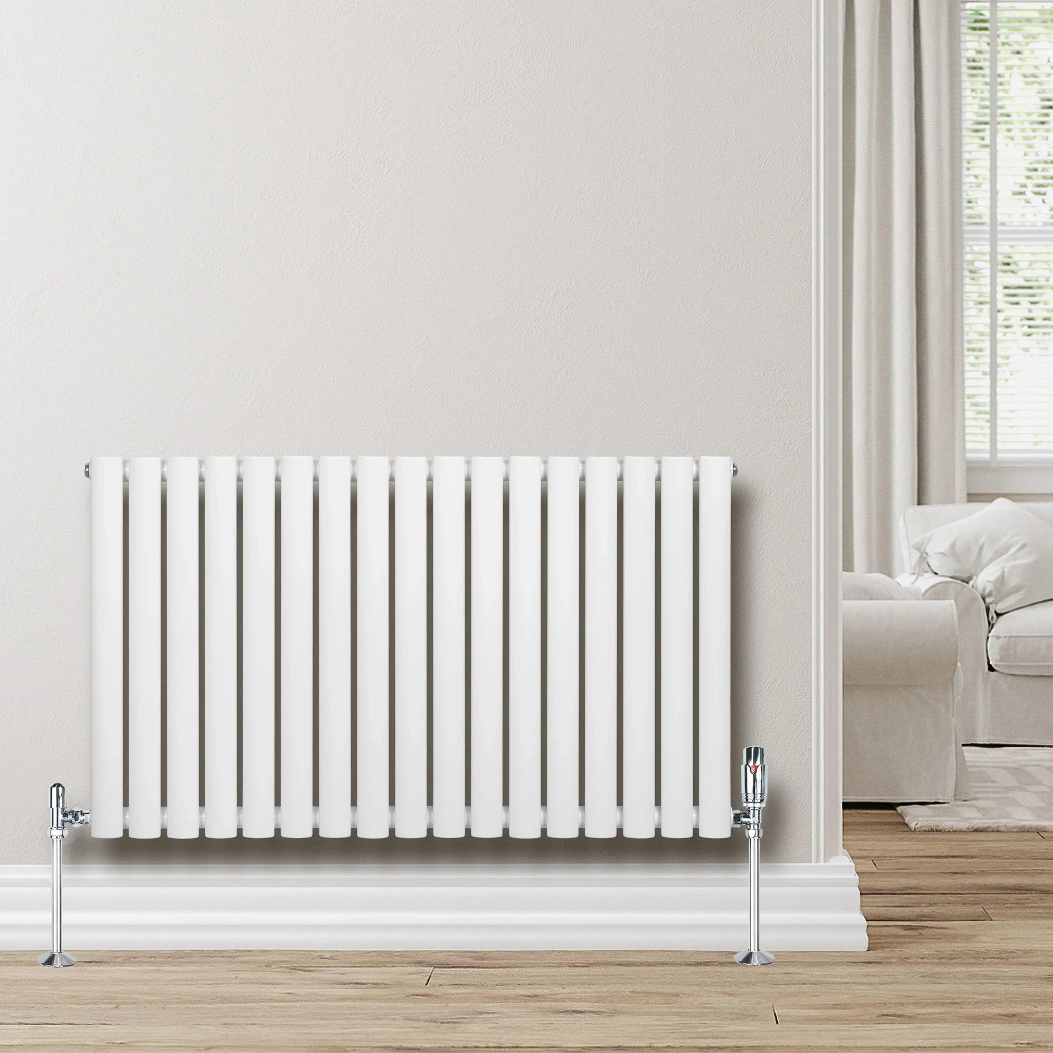 Voir la diapositive 4 : MONSTERSHOP Radiateur à colonnes ovales, 1 panneau - 600 x 1020 mm