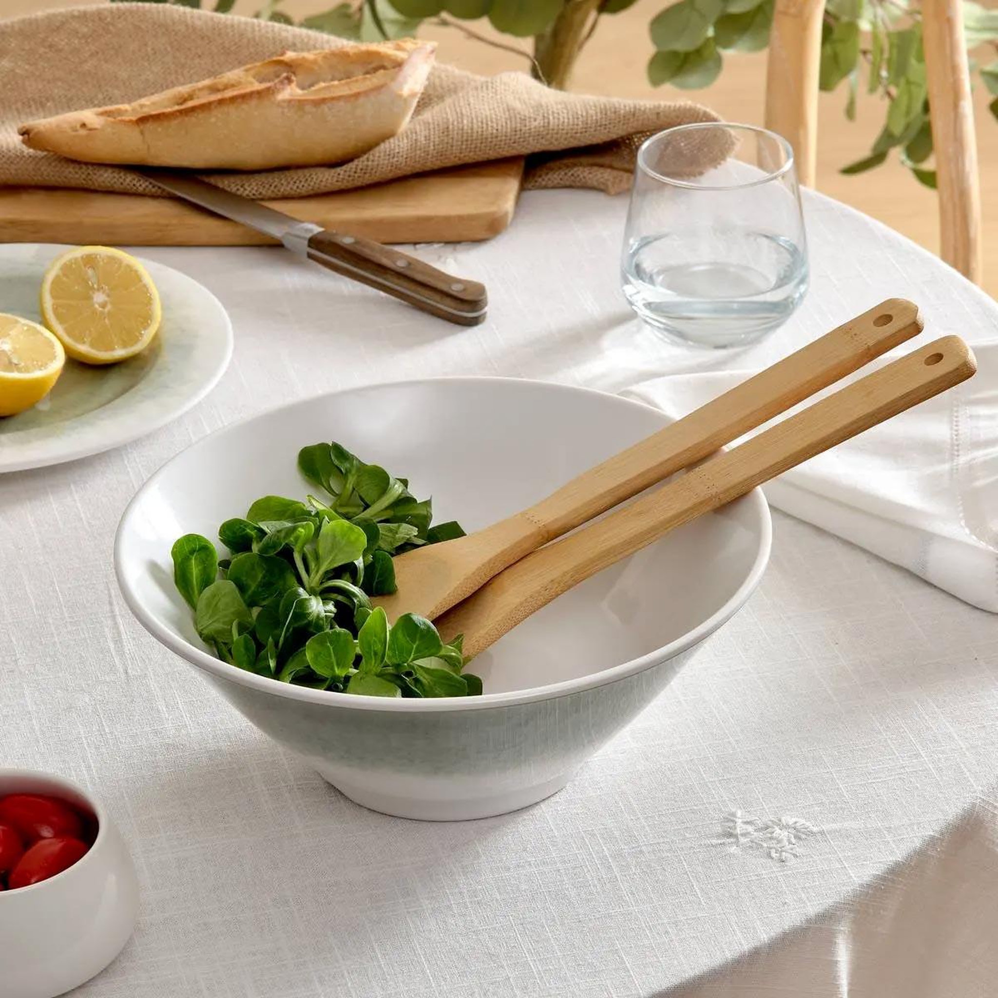 Voir la diapositive 2 : SECRET DE GOURMET Saladier en mélamine  clara  25cm vert