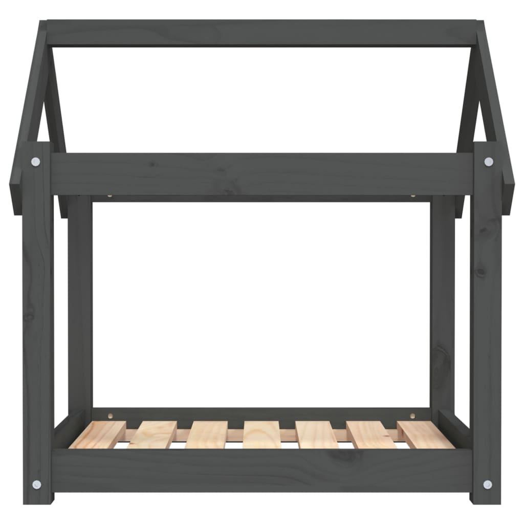 Voir la diapositive 5 : VIDAXL Lit pour chien Gris 71x55x70 cm Bois de pin solide