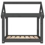 Voir la diapositive 5 : VIDAXL Lit pour chien Gris 71x55x70 cm Bois de pin solide
