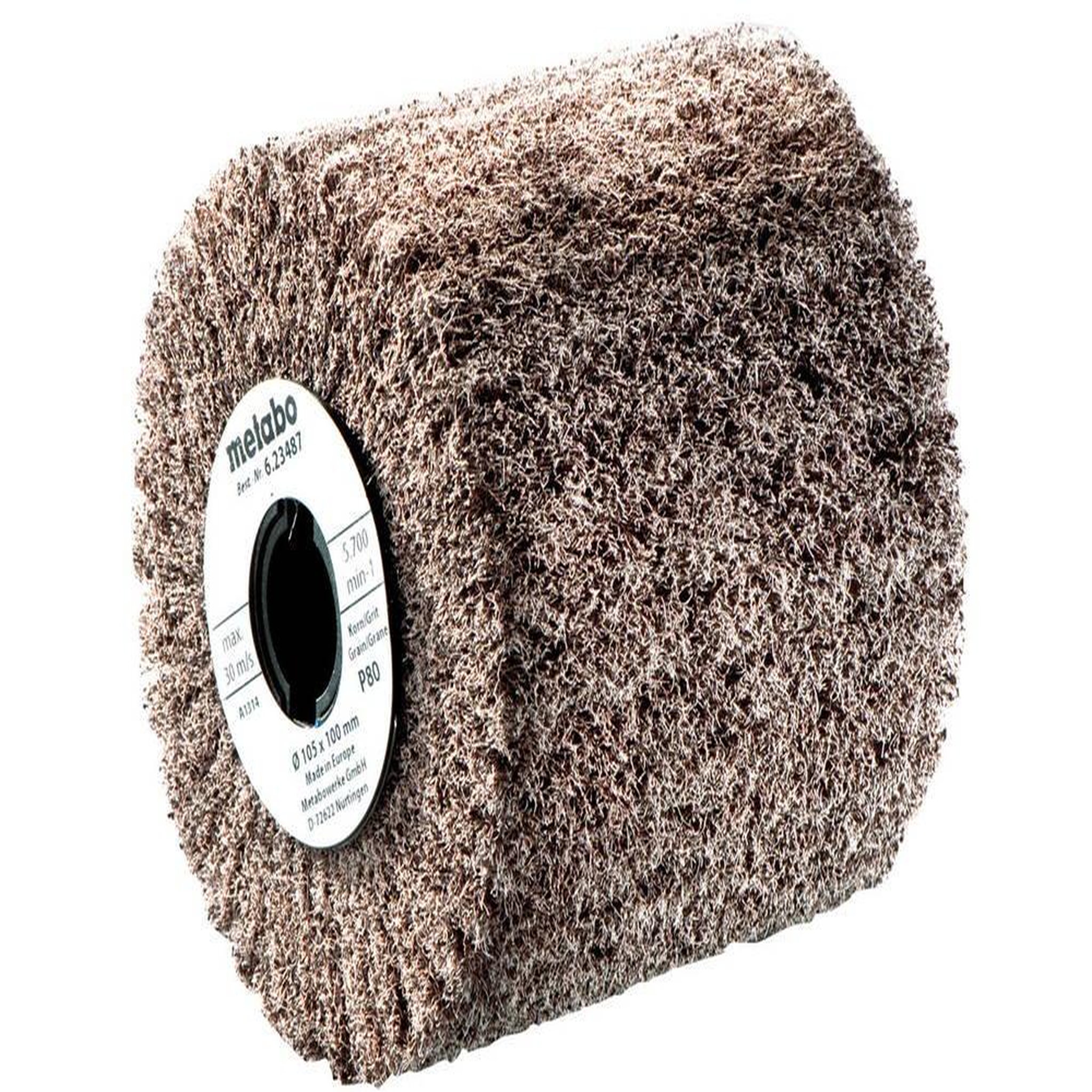 METABO SAS Roue en fibres de nylon 105x100 mm P280  pour satineuse