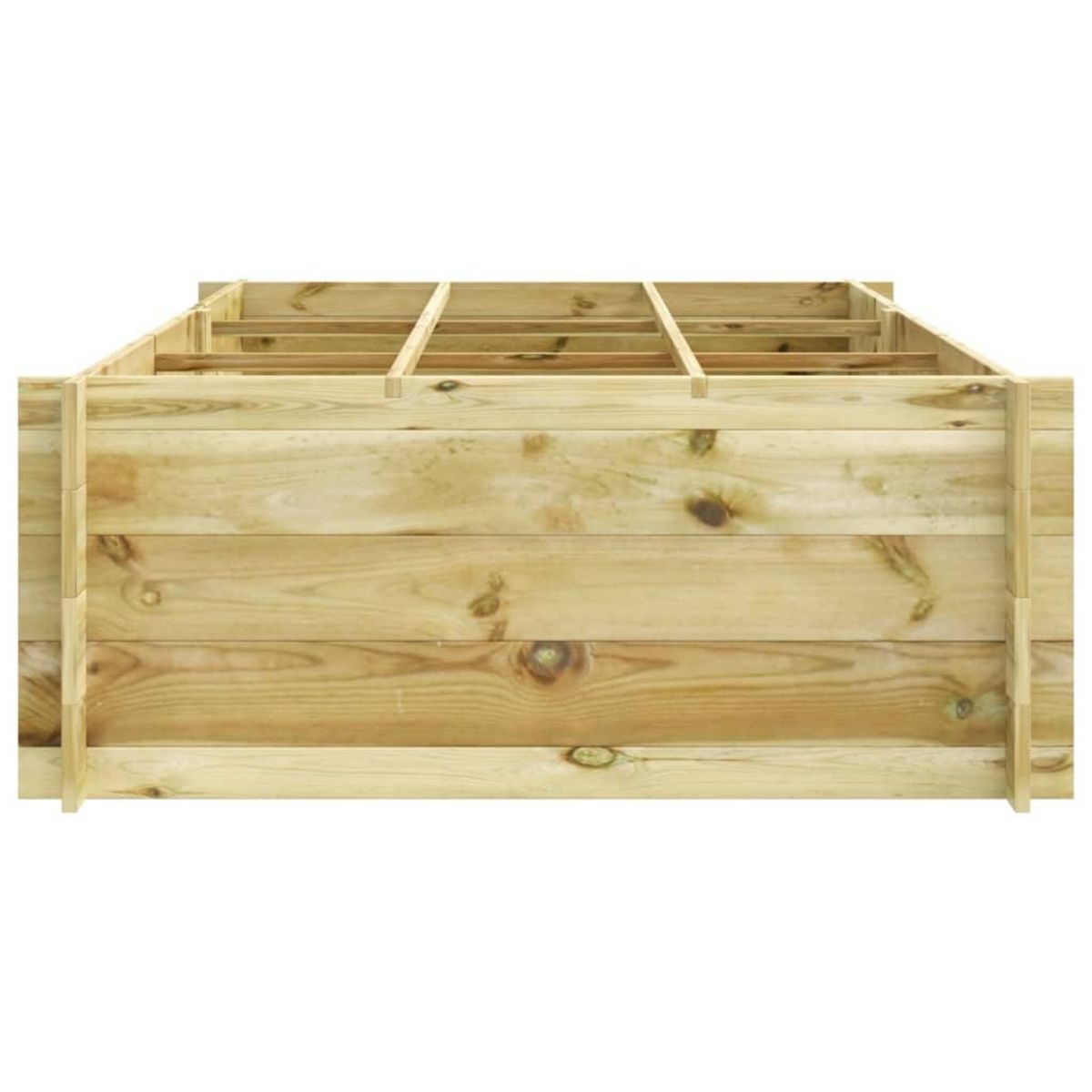 VIDAXL Lit sureleve 150x100x40 cm bois impregne