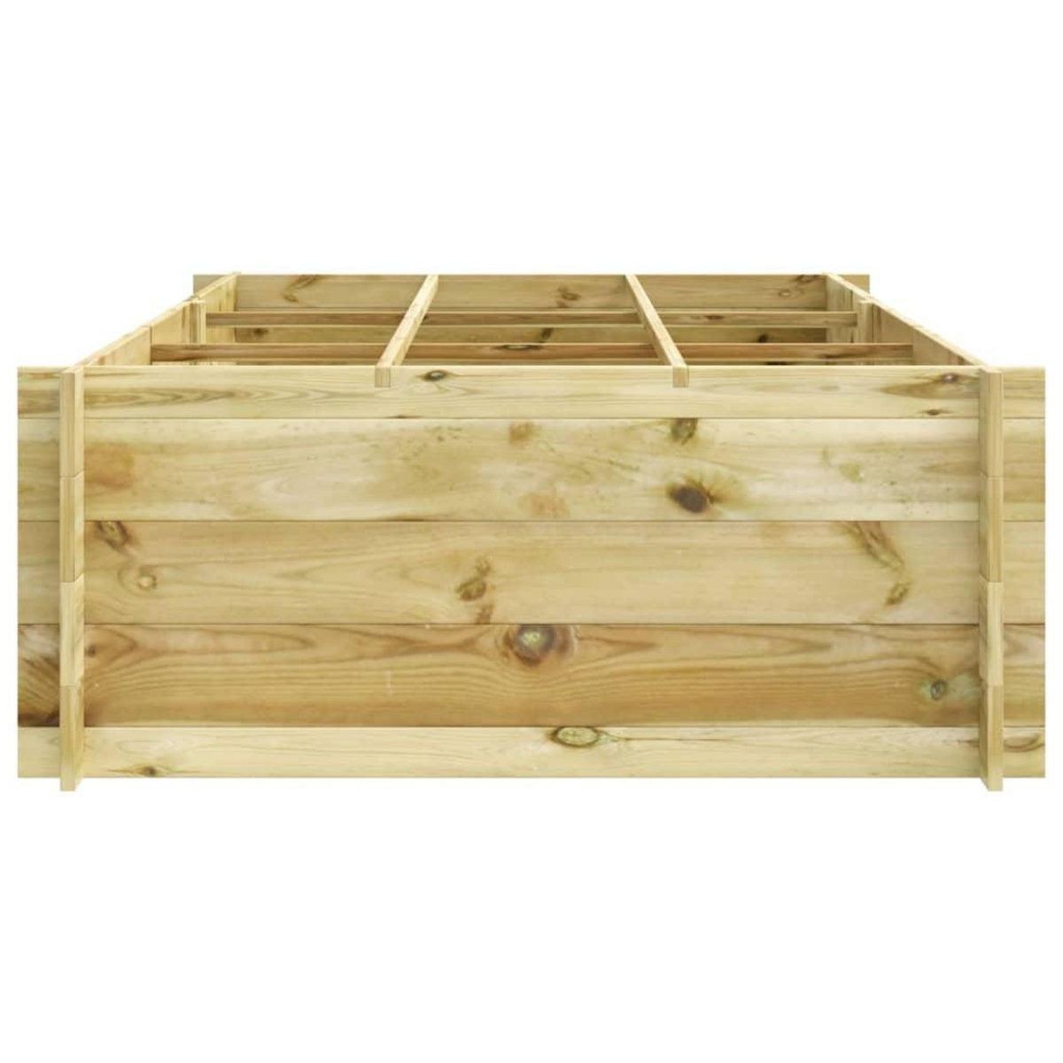 VIDAXL Lit sureleve 150x100x40 cm bois impregne