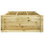 Voir la diapositive 3 : VIDAXL Lit sureleve 150x100x40 cm bois impregne