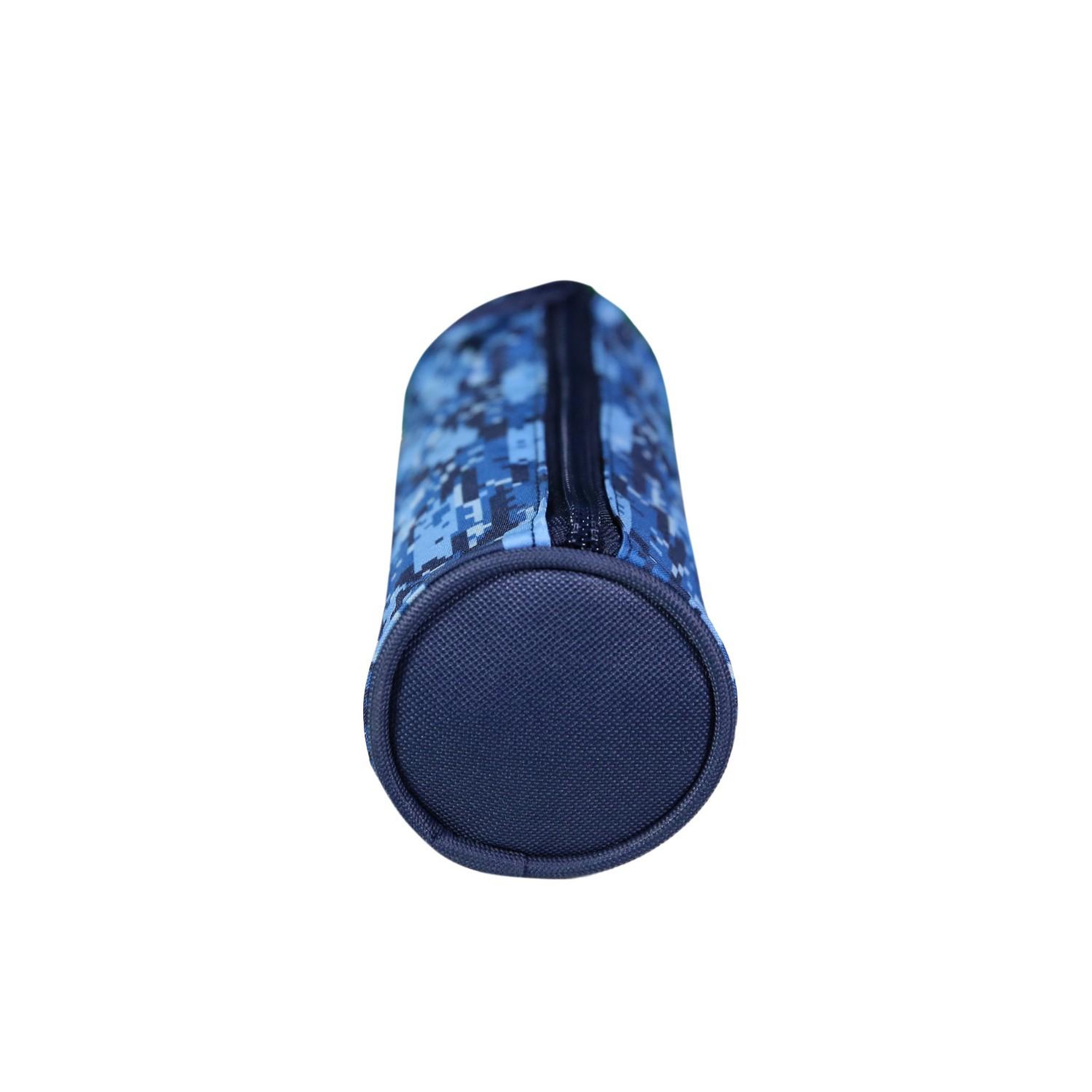 Voir la diapositive 3 : Bagtrotter BAGTROTTER Trousse scolaire ronde Offshore Bleu