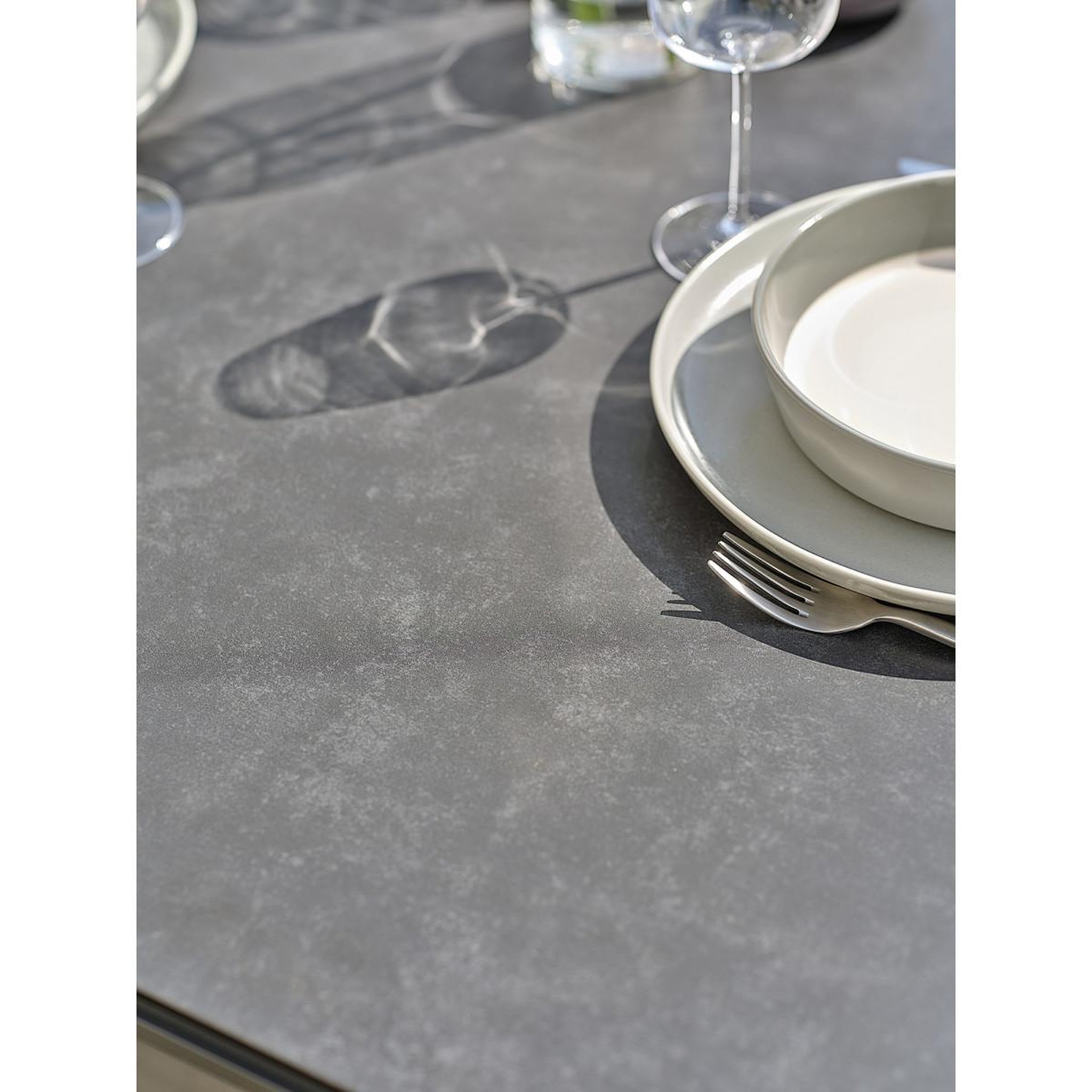 Voir la diapositive 5 : Paris Prix Table de jardin en céramique  tigua  200cm anthracite