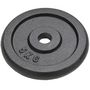 Voir la diapositive 2 : VIDAXL Plaque de poids 4 pcs 4x5 kg Fonte