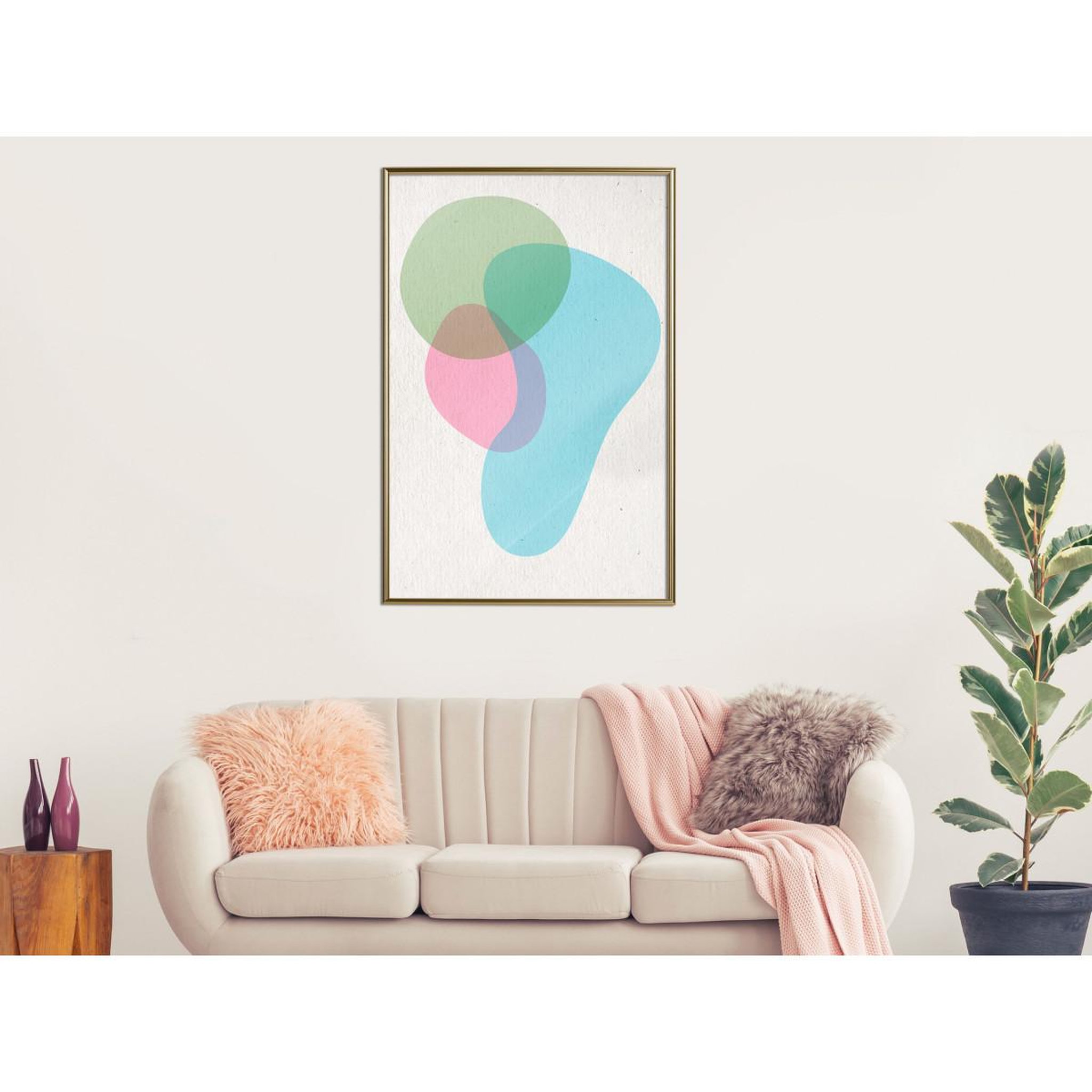 Voir la diapositive 2 : Paris Prix Affiche murale encadrée  pastel sets iii