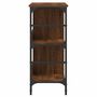 Voir la diapositive 5 : VIDAXL Buffet chêne marron 102x32x73,5 cm bois d ingénierie