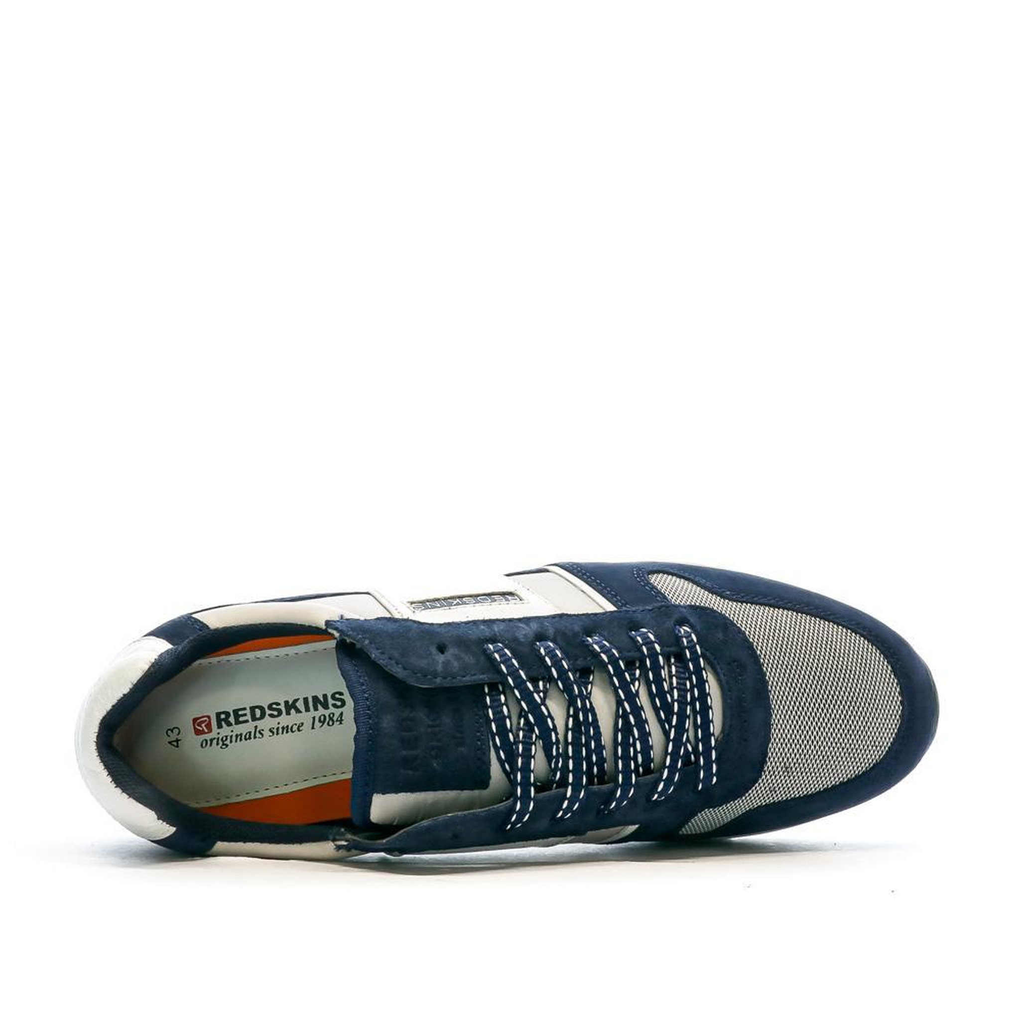 Voir la diapositive 4 : REDSKINS Baskets Grise/Marine Homme Redskins Affairan