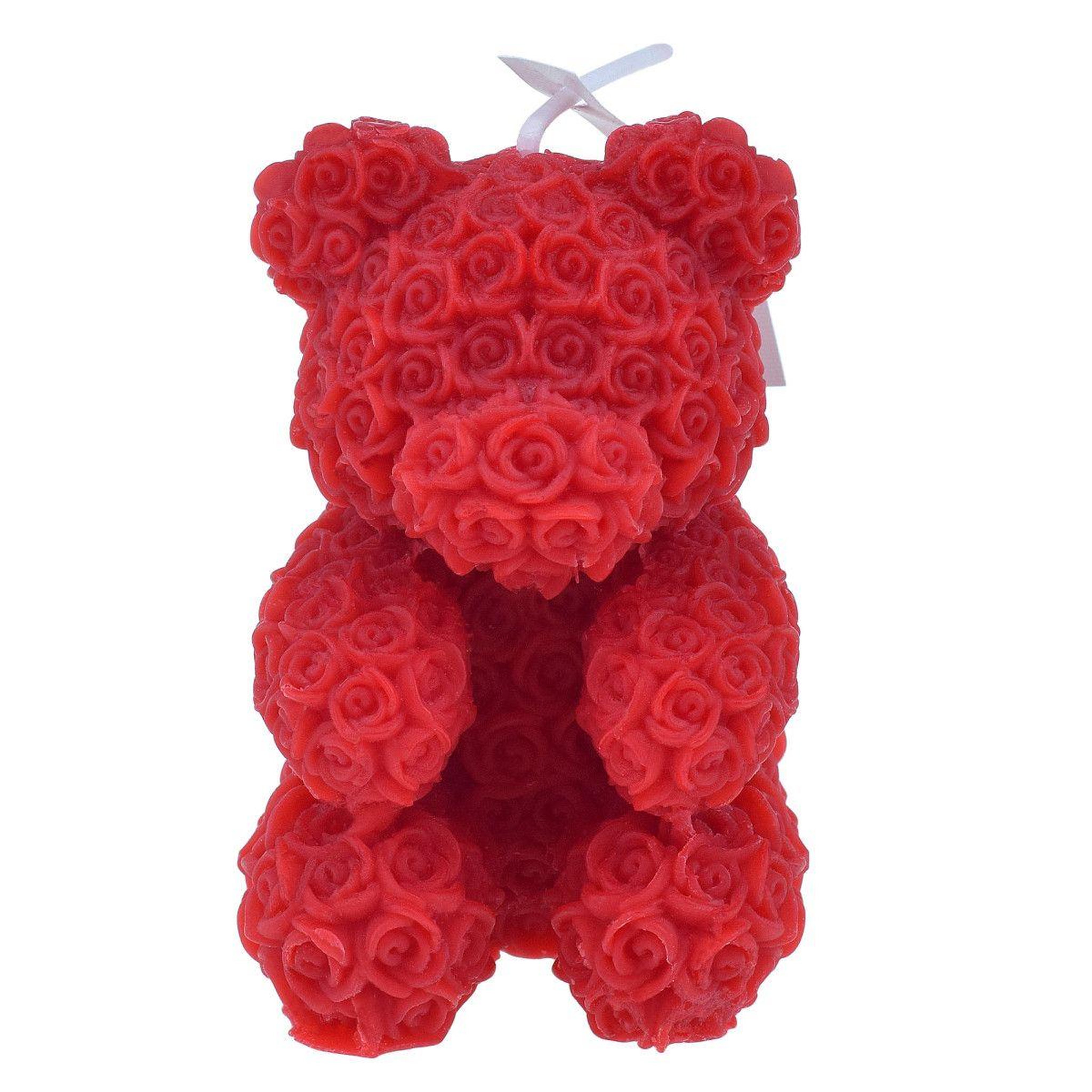 SC CRYSTAL Bougie parfumée en forme d'ourson - Rouge
