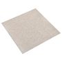 Voir la diapositive 2 : VIDAXL Dalles de tapis de sol 20 pcs 5 m^2 50x50 cm Beige clair