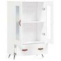 Voir la diapositive 5 : VIDAXL Buffet haut blanc 69,5x31x115 cm bois d'ingenierie