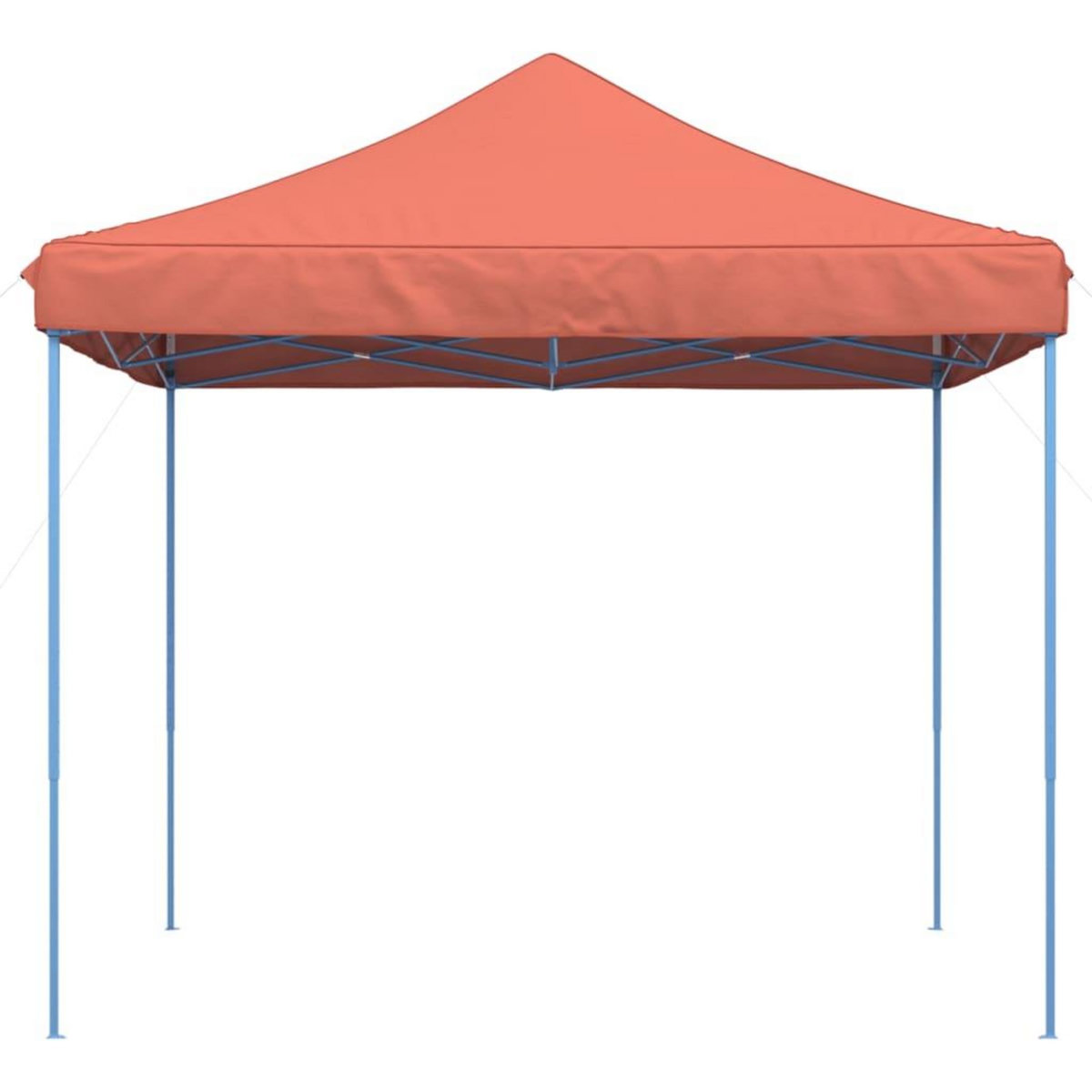 VIDAXL Tente reception pliable escamotable terre cuite 292x292x315 cm