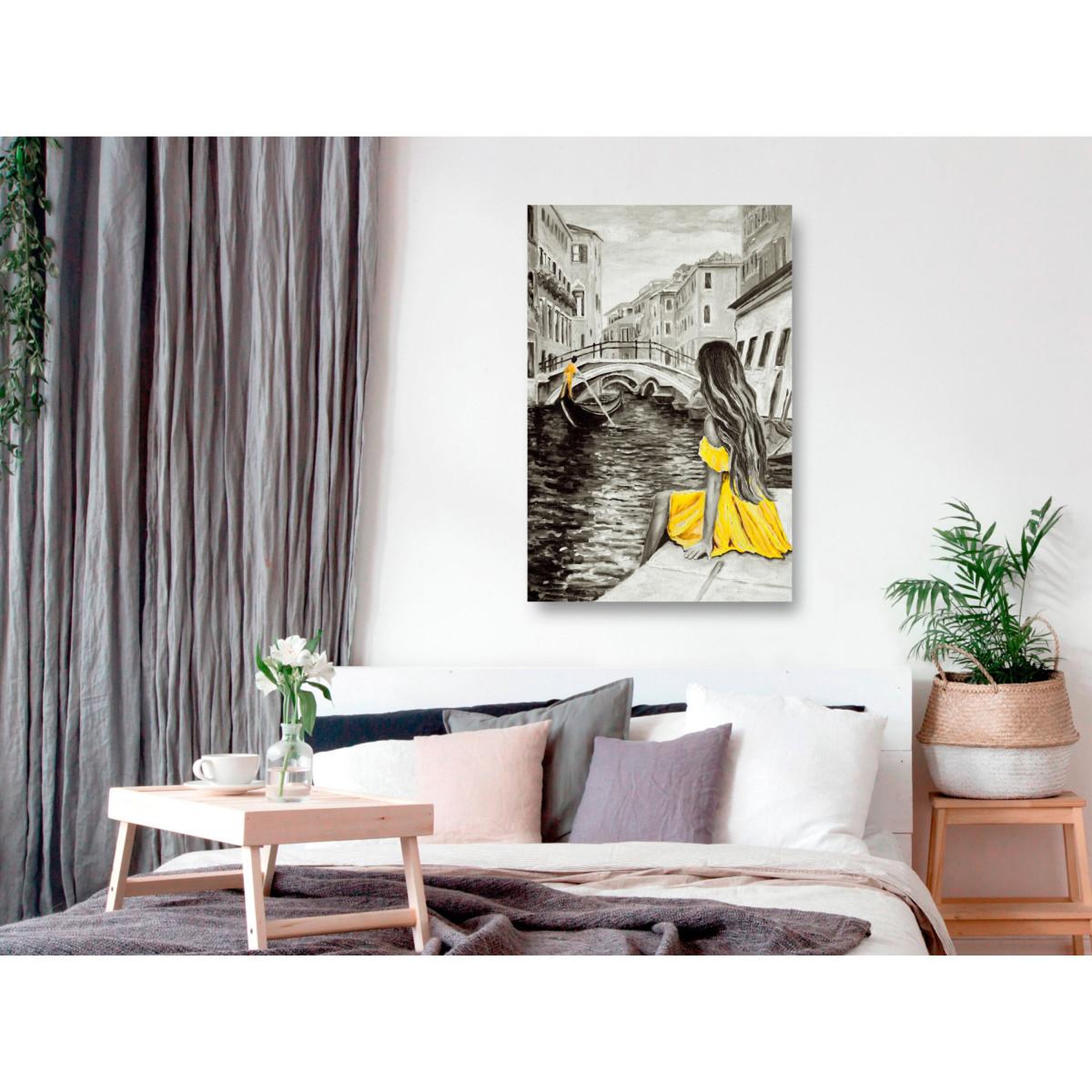 Voir la diapositive 2 : Paris Prix Tableau Imprimé  Far Dreams Yellow
