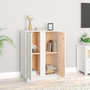 Voir la diapositive 3 : VIDAXL Buffet Blanc 60x35x80 cm Bois massif de pin
