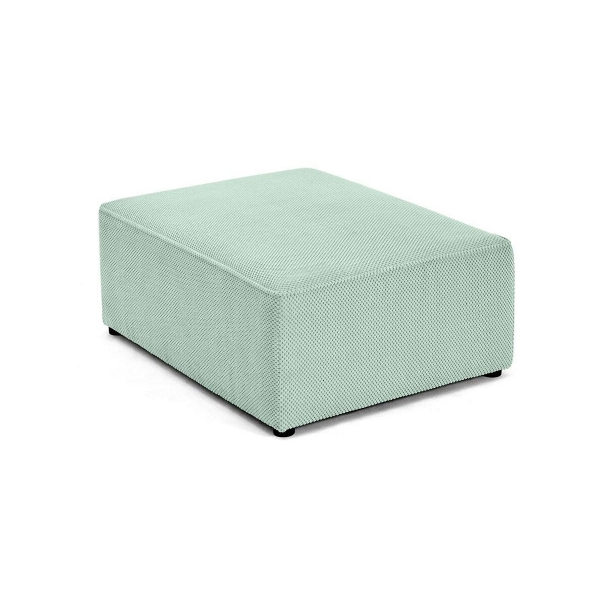 BEST MOBILIER Topaze - pouf - en velours texturé