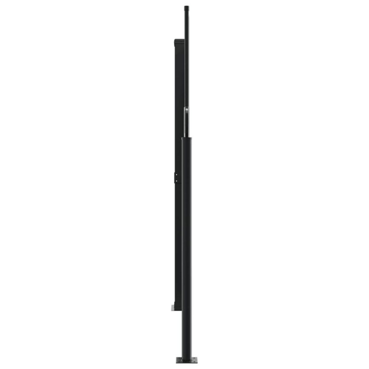 VIDAXL Auvent lateral retractable noir 180x1200 cm