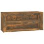 Voir la diapositive 2 : VIDAXL Etagere a chaussures Chene fume 100x35x45 cm Bois d'ingenierie