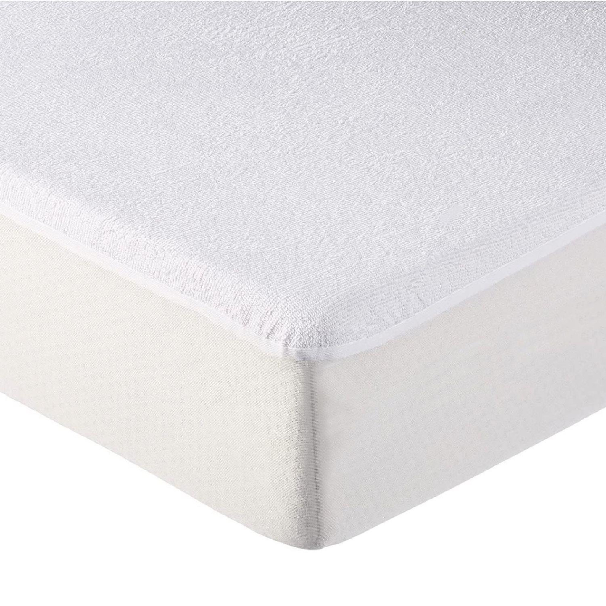 VIVEZEN Alèse, protège matelas imperméable et respirant - Coton et TPU - 140 x 200 cm - Blanc