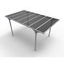 Voir la diapositive 2 : Carport Aluminium - Toit plat - Anthracite - 14,7 m² - SOMERSET